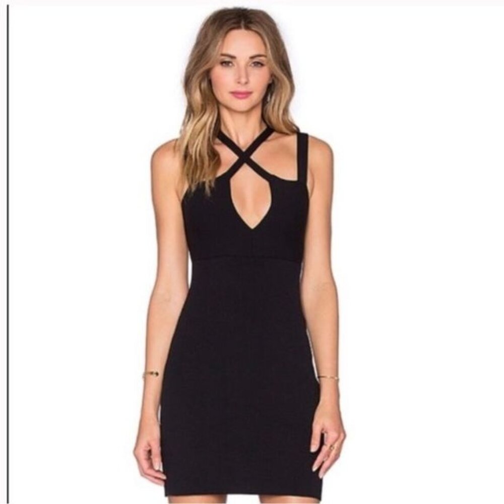NBD x Naven Twins Choose Me Bodycon Dress in Black NWOT Size XS 198.00